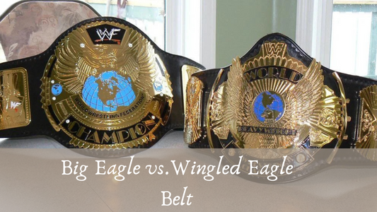 WWE’s Famous Championship Belts - Big Eagle vs. Winged Eagle