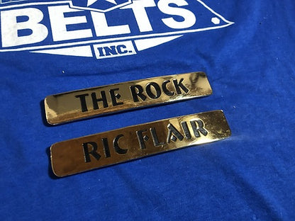 Big Gold Name Plates