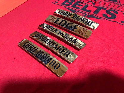 Big Gold Name Plates