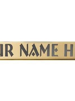 Etched Wrestling Belt Name Plates