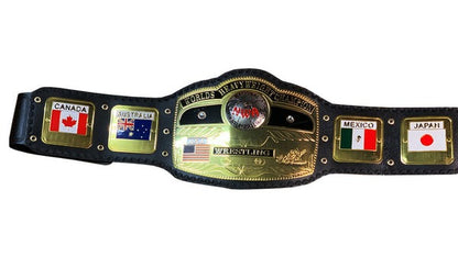 Domed Globe NWA World Heavyweight Wrestling Championship Belt