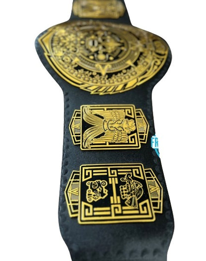 LUCHA Underground Championship Replica Title Belt 2mm Brass Original Leather