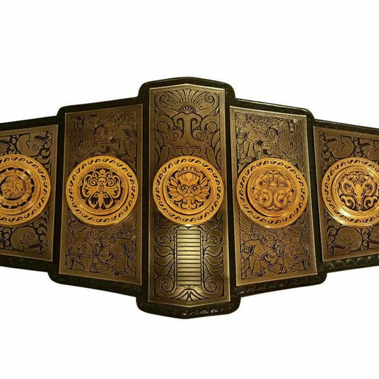 LUCHA Underground Gift Of God Stacked 3 Layer Wrestling Championship Replica Title Belt