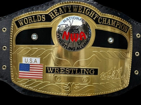 NWA Domed Globe World Heavyweight Wrestling Championship Replica Tittle Belt 2MM