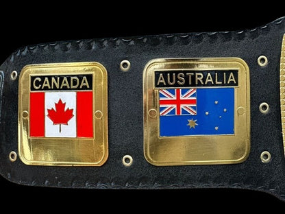 NWA Domed Globe World Heavyweight Wrestling Championship Replica Tittle Belt 2MM