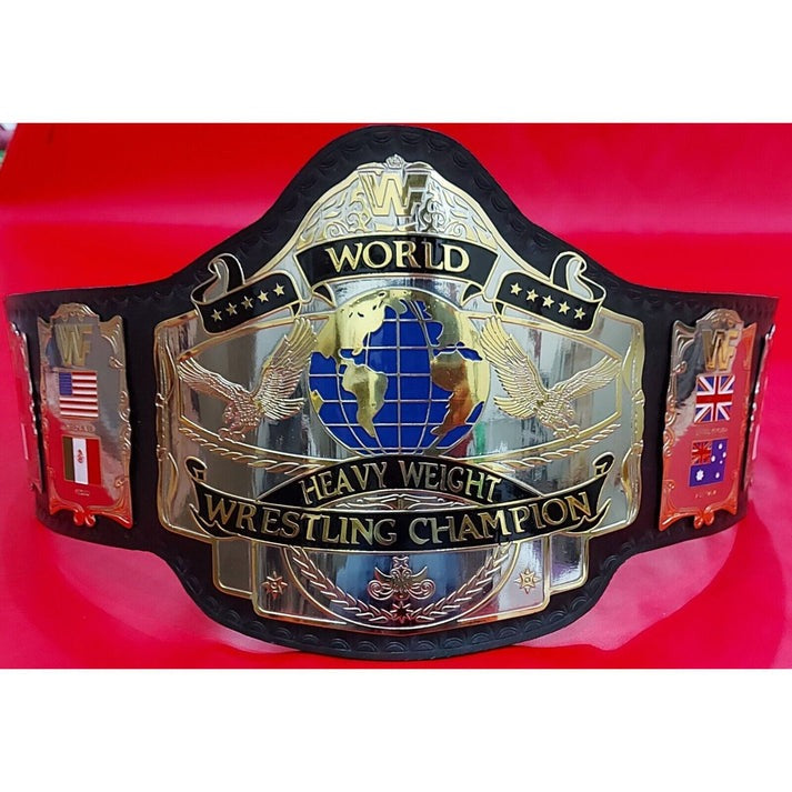 WWF Hulk Hogan 86 Wrestling Championship Replica Title Belt