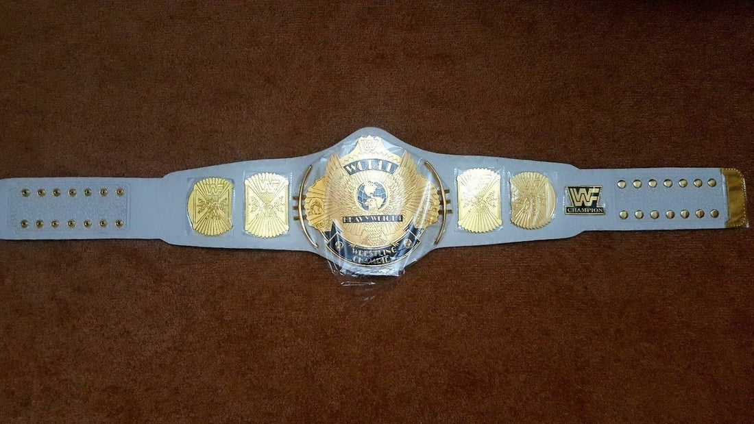 WWF Winged Eagle Heavyweight Wrestling Championship Leather Belt Replica