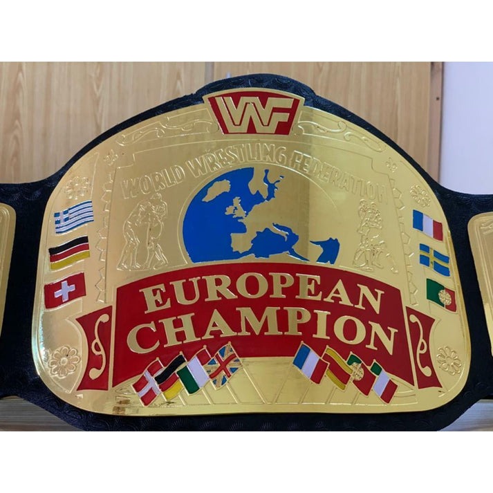 WWF European Championship Replica Title Belt