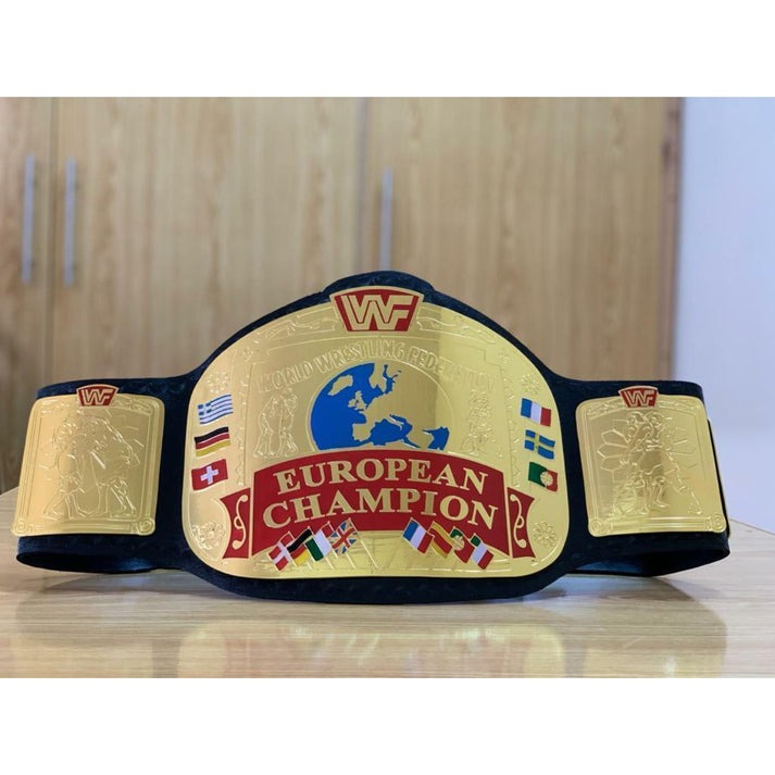 WWF European Championship Replica Title Belt