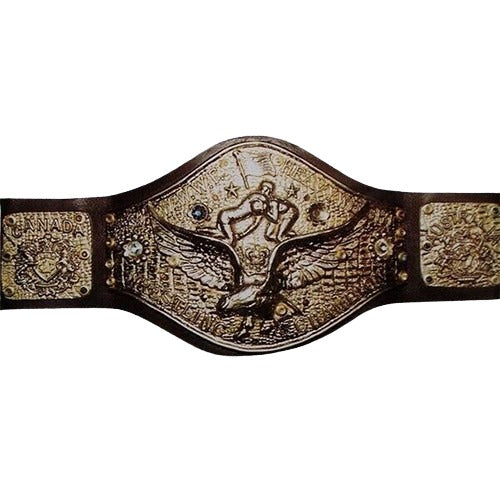 WWWF Heavyweight Champion Belt New Japan Pro-Wrestling Bob Backlund Billy Graham