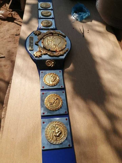 WWWF 82’ Tag Team Championship Old School Trophy Belt