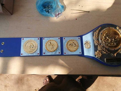 WWWF 82’ Tag Team Championship Old School Trophy Belt