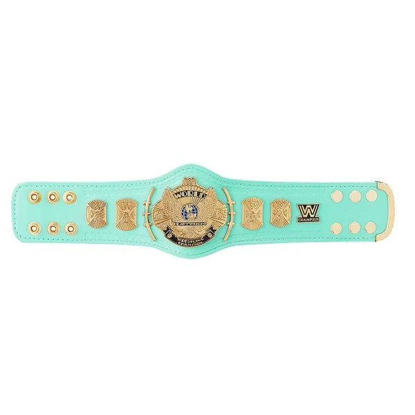 Blue WWE Winged Eagle Championship Mini Replica Title Belt