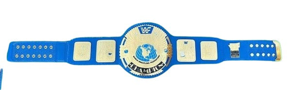 WWF Block Logo Heavyweight Wrestling Championship Replica Title Belt