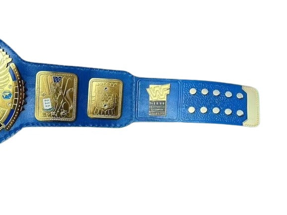 WWF Block Logo Heavyweight Wrestling Championship Replica Title Belt