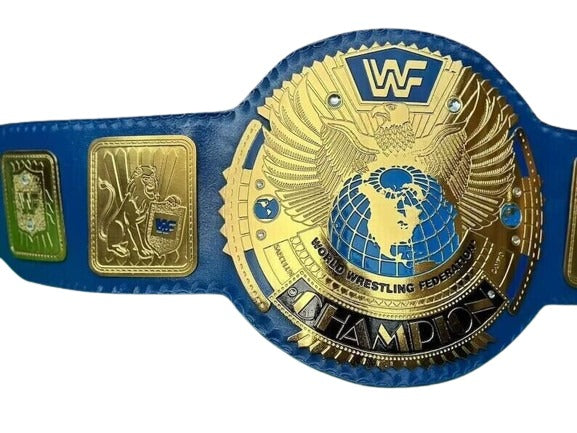 WWF Block Logo Heavyweight Wrestling Championship Replica Title Belt