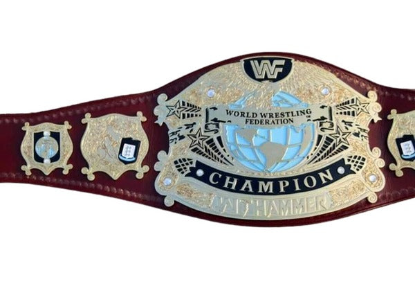 WWF Undisputed Heavyweight Wrestling Championship Replica Title Belt