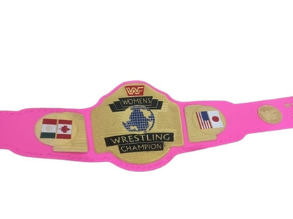 WWF Women Heavyweight Wrestling Championship Replica Title Belt