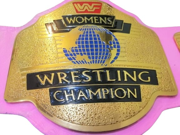 WWF Women Heavyweight Wrestling Championship Replica Title Belt