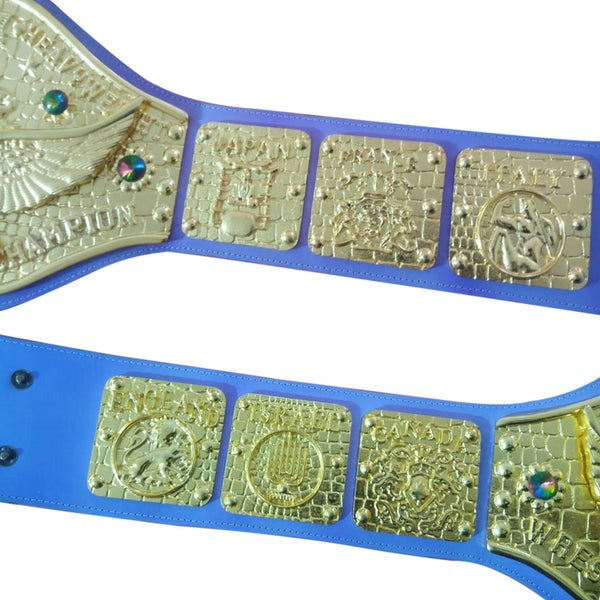 WWWF Bruno Sammartino Heavyweight Wrestling Champion Belt Bob Backlund Champions