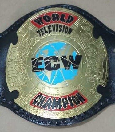 Become a true wrestling fan with the new ECW World Television Championship leather belt replica. Celebrate in style with WWE belts, WWF belts, and wrestling belts. Order online today at TheChampionsShop.com and own a piece of wrestling heritage.
